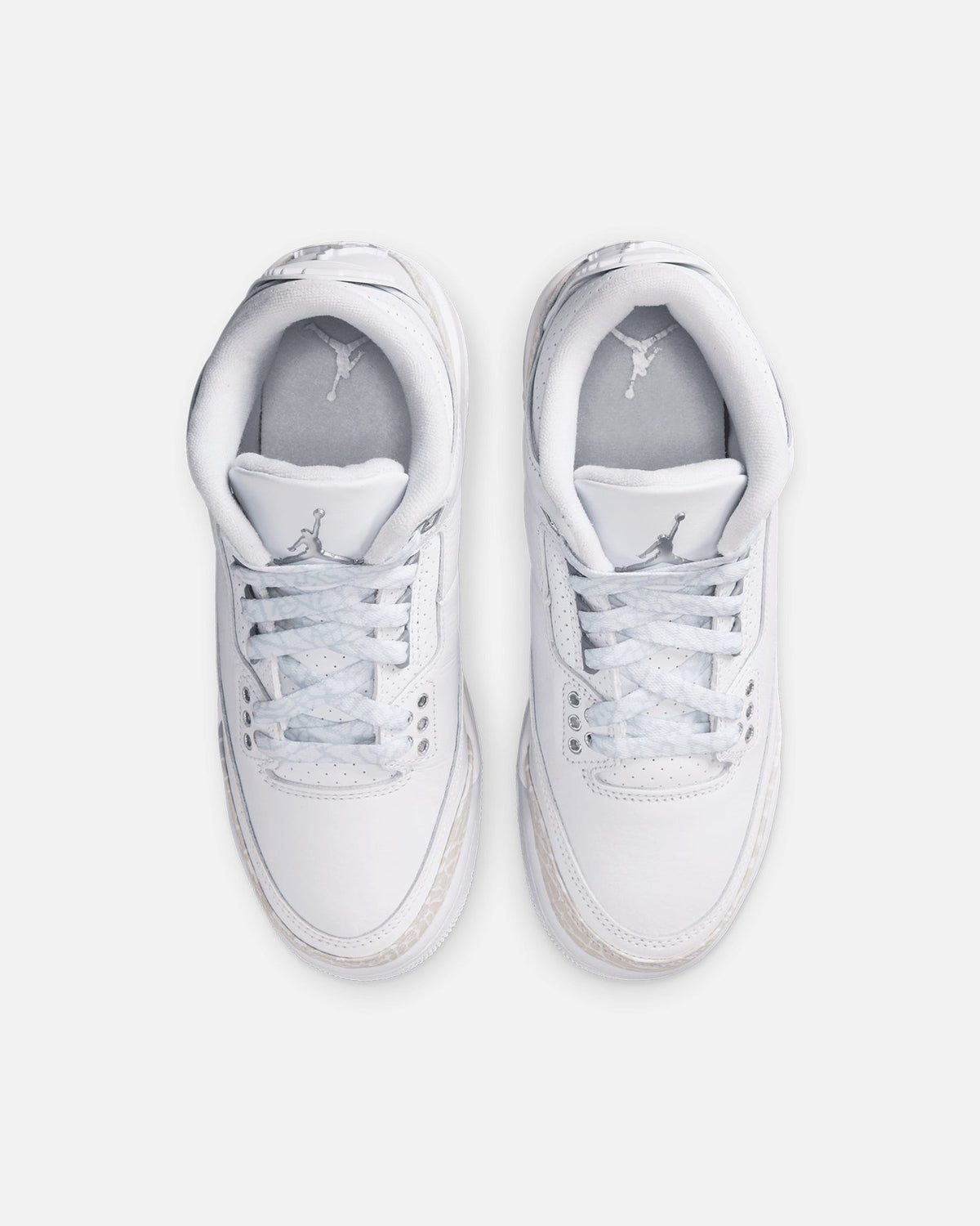 HOT Products Jordan Kids' Air Jordan 3 Retro "Pure Money" (GS) White/Silver