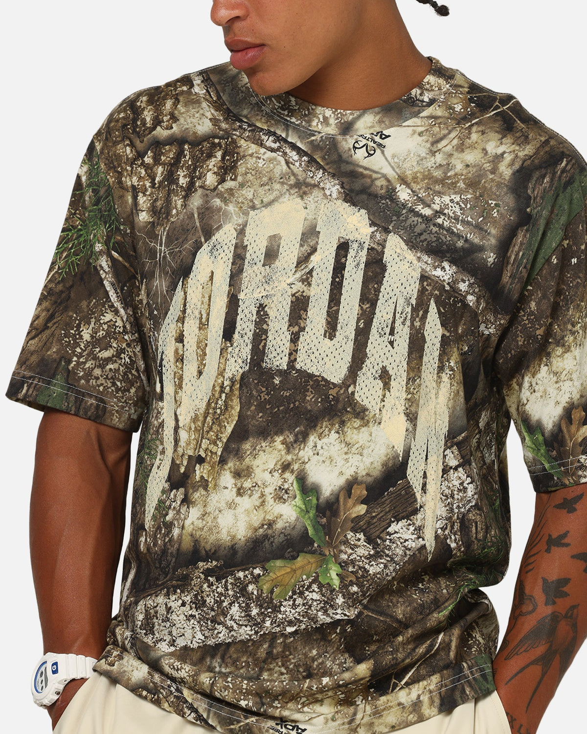 HOT Products Jordan Brooklyn Real Tree All Over Print Crewneck T-Shirt Sail/Sail
