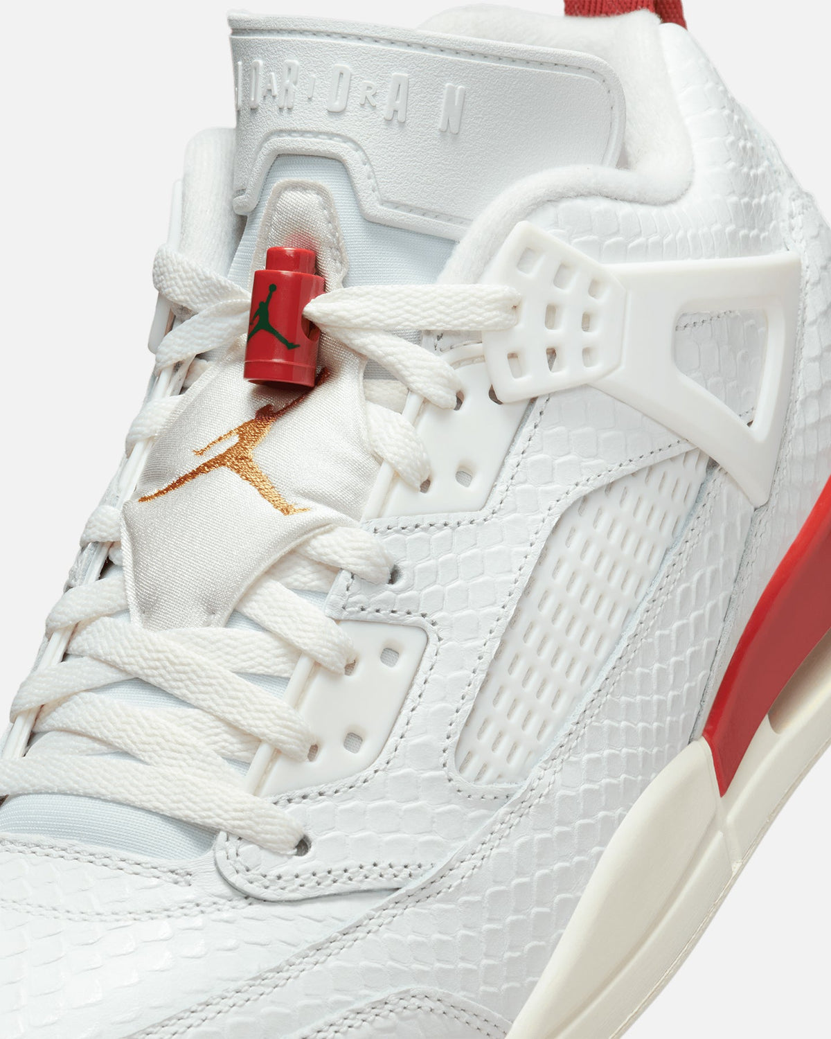 HOT Products Jordan Spizike Low "El Vuelo" Summit White/Metallic Gold-Dragon Red