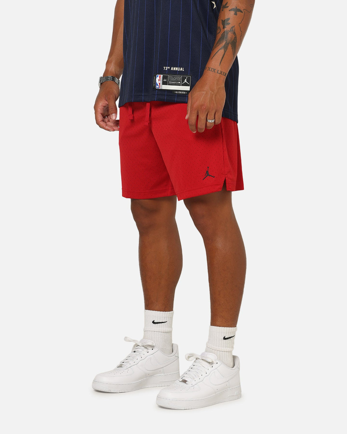 HOT Products Jordan Sport Dri-FIT Mesh Shorts Gym Red/Black