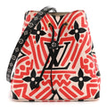 Monogram Giant Crafty NeoNoe MM Creme Rouge Black