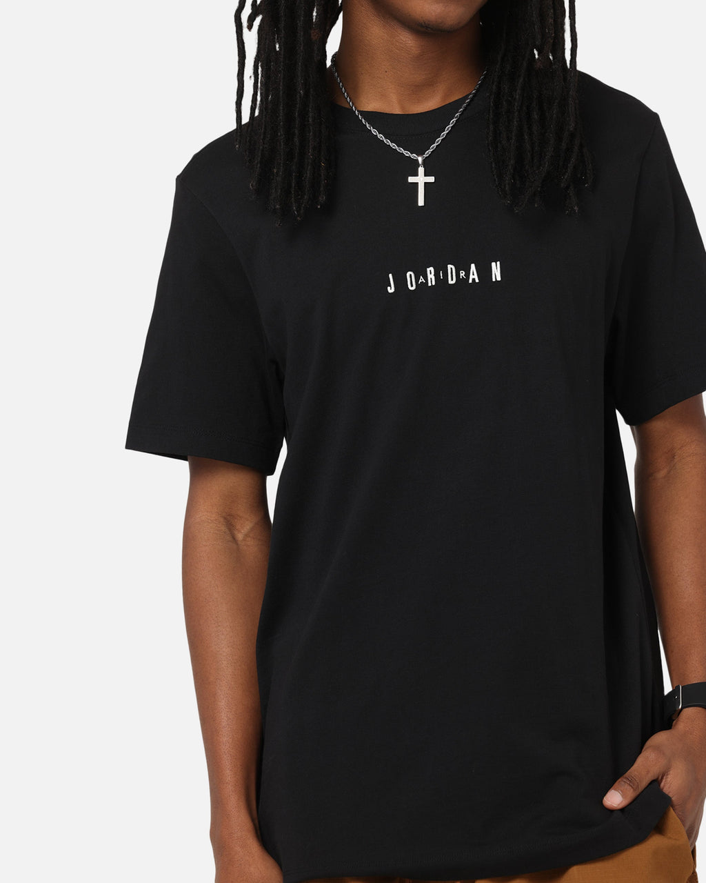 HOT Products Jordan Jumpman Air Crewneck T-Shirt Black/Sail