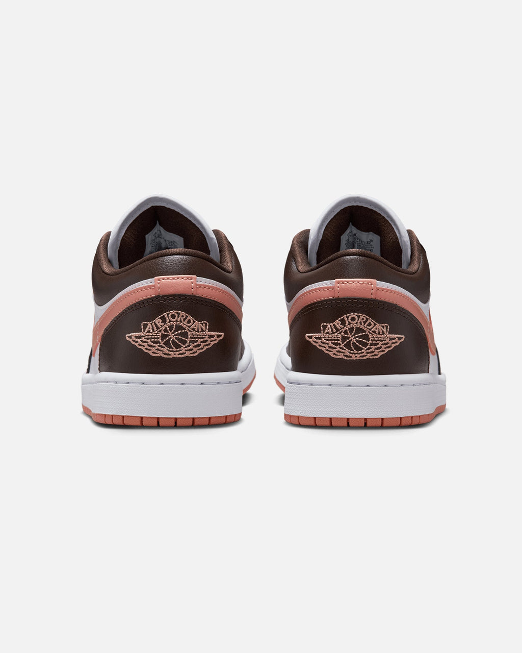 HOT Products Jordan Women's Air Jordan 1 Low "Brown & Pink" White/Brown