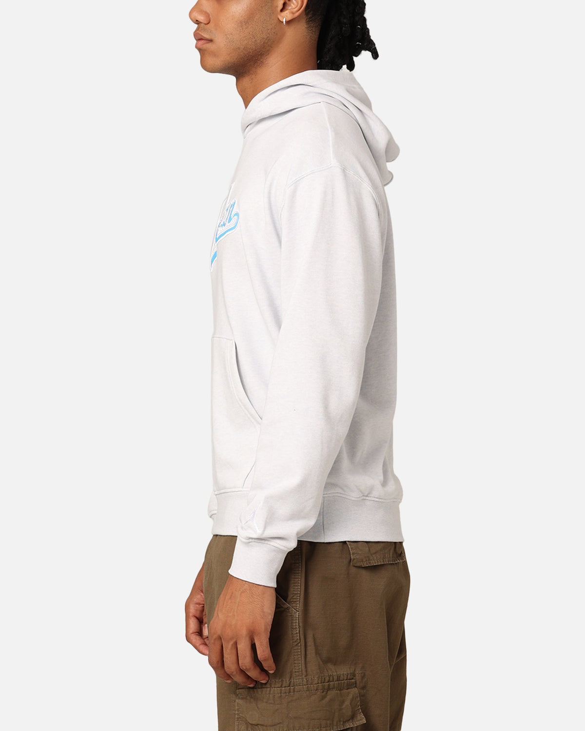 HOT Products Jordan Flight MVP Fleece Pullover Hoodie Pure Platinum