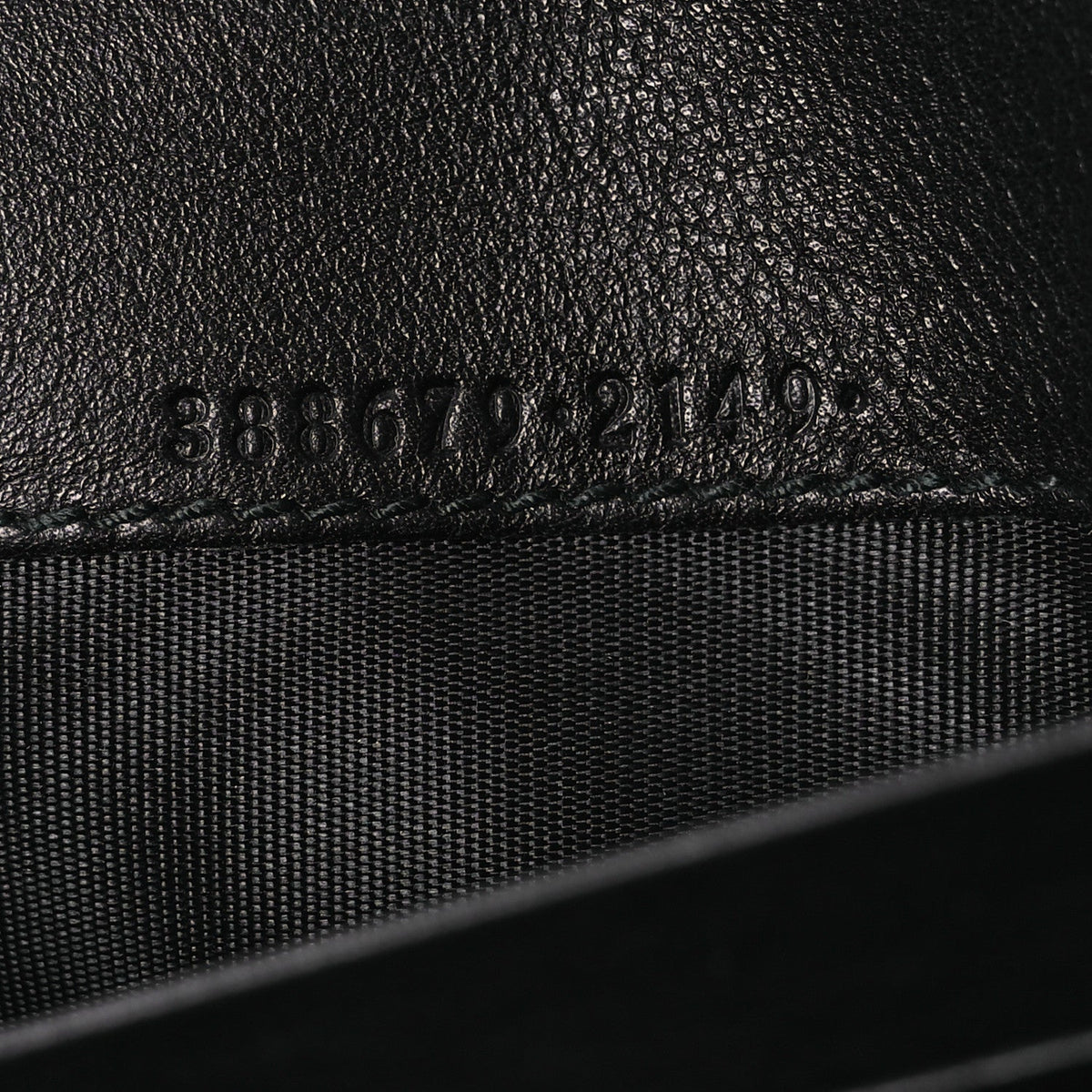 Microguccissima Bow Continental Wallet Black