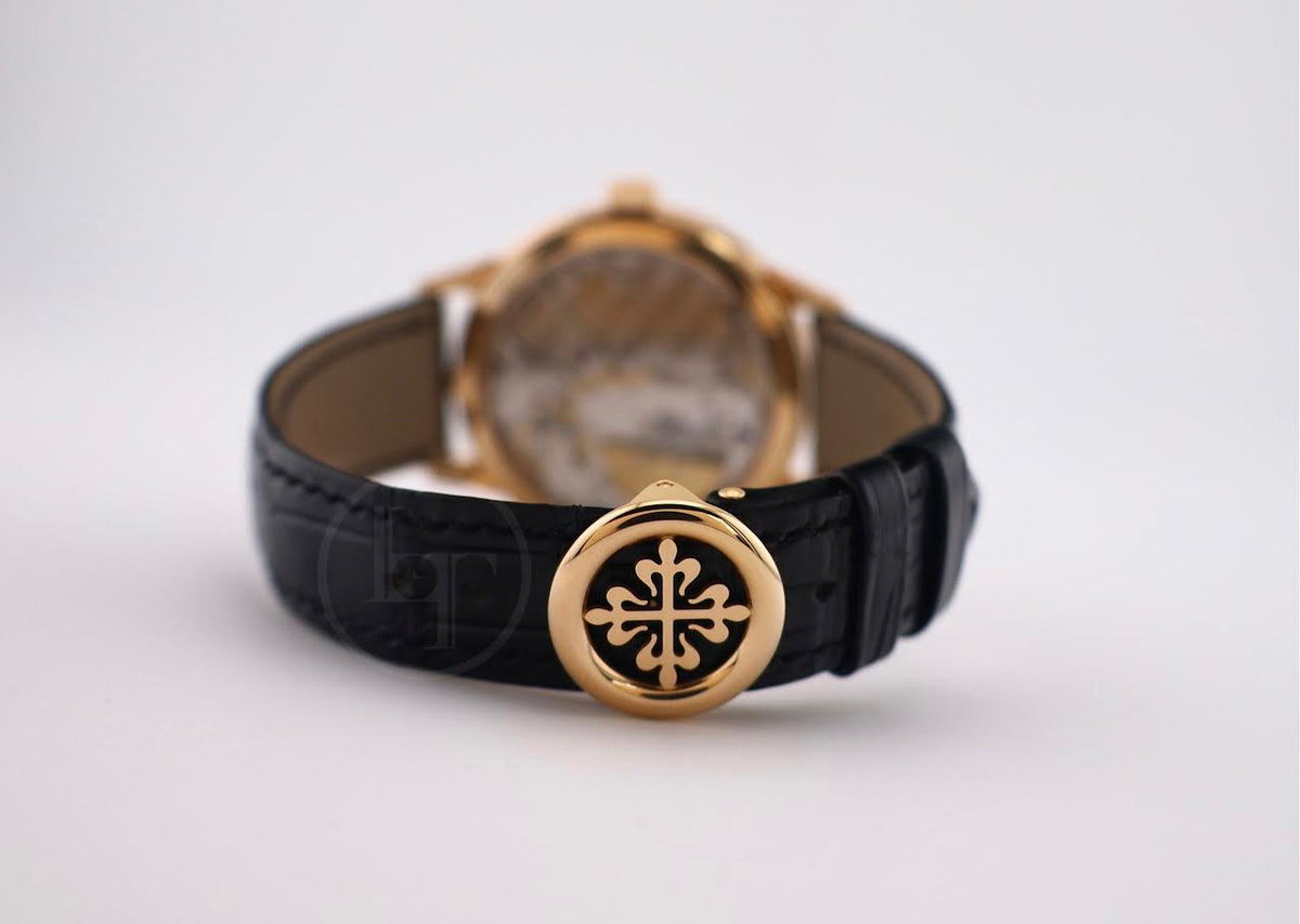 Patek Philippe Complications Annual Calendar Regulator Display Rose Gold Graphite Ebony Dial | 5235/50R-001