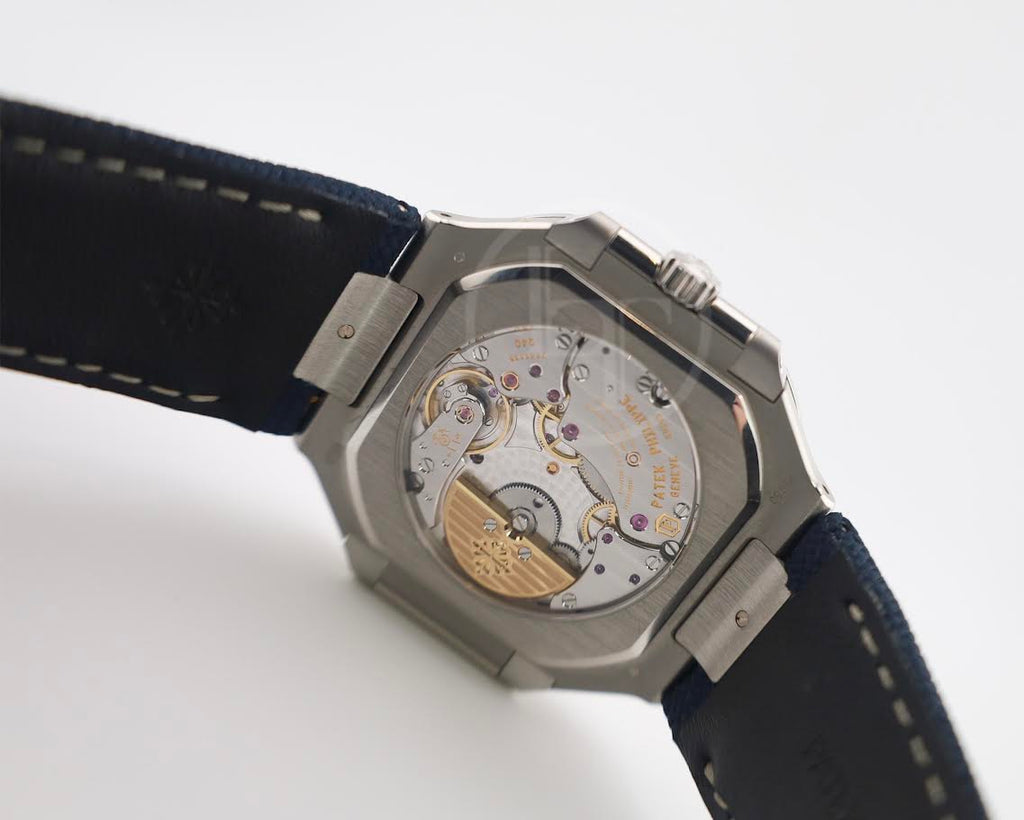 Patek Philippe Cubitus Grand Date Day & Moon Phases Platinum 45mm Blue Dial 5822P-001