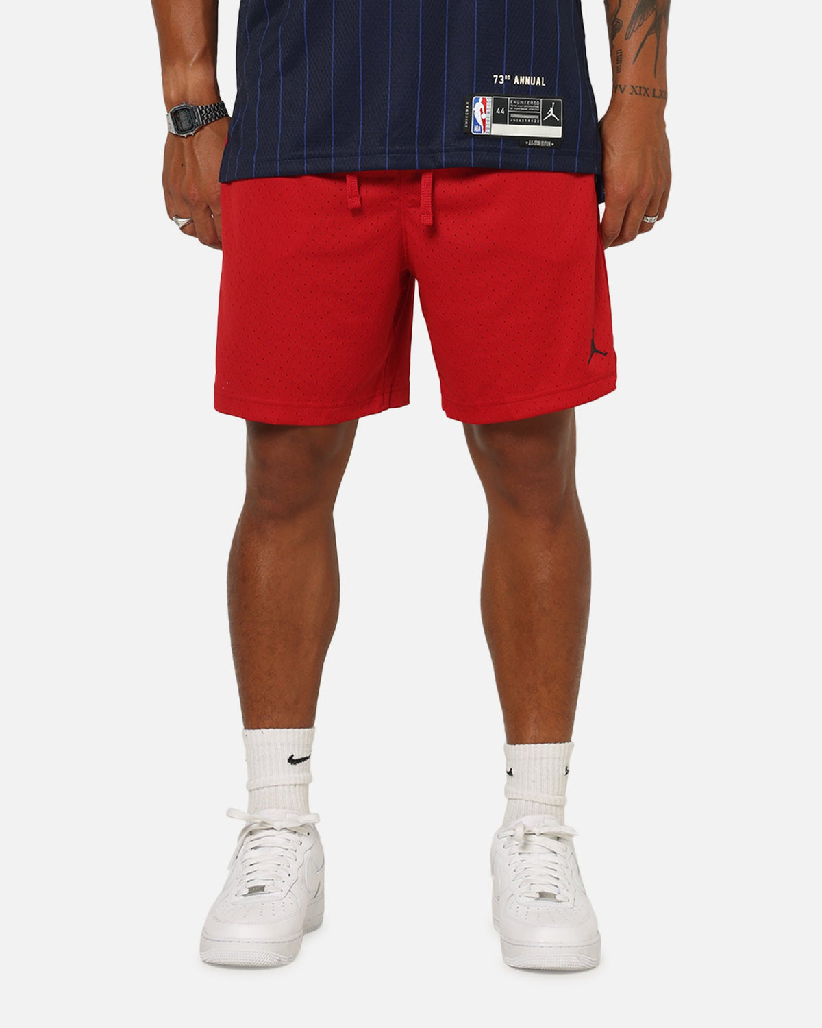 HOT Products Jordan Sport Dri-FIT Mesh Shorts Gym Red/Black
