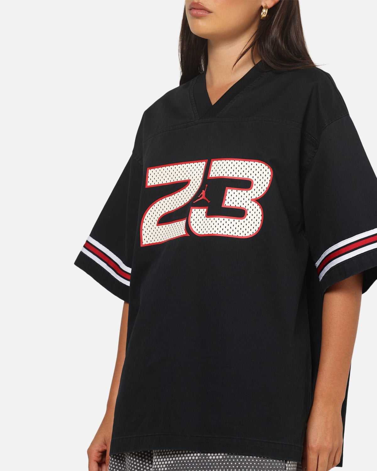 HOT Products Jordan Women's Flight Woven Jersey Top Black
