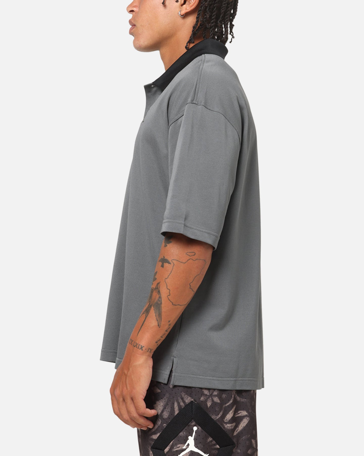 HOT Products Jordan Brooklyn Polo Top Iron Grey