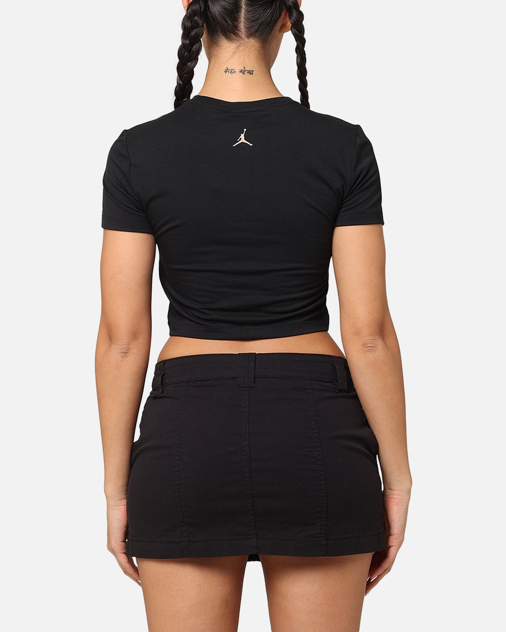HOT Products Jordan Women's Short Sleeve Graphic Slim Crop T-Shirt Legend Mid Brown