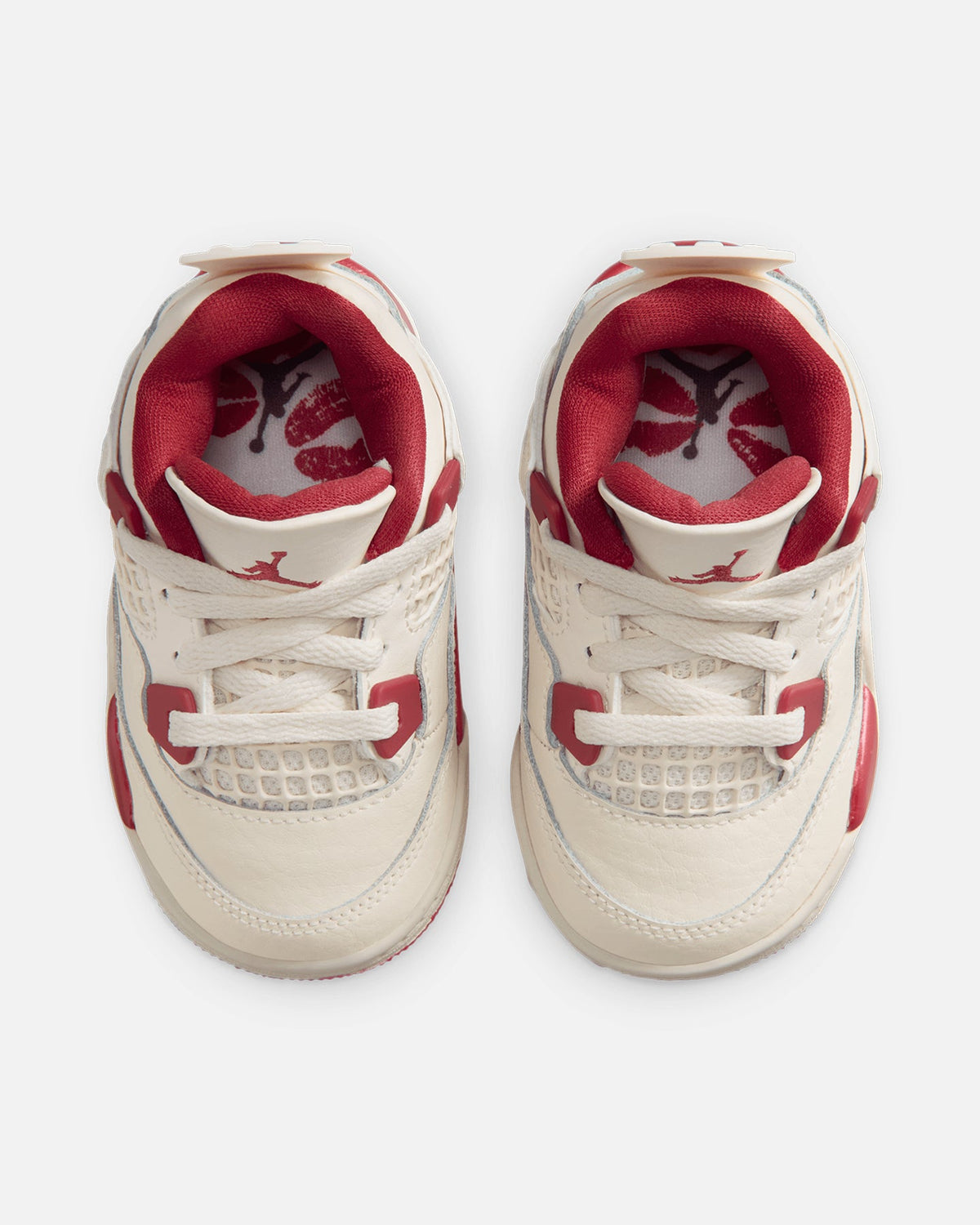HOT Products Jordan Kids' Air Jordan 4 Retro "Pale Ivory and Tough Red" (GS) Pale Ivory