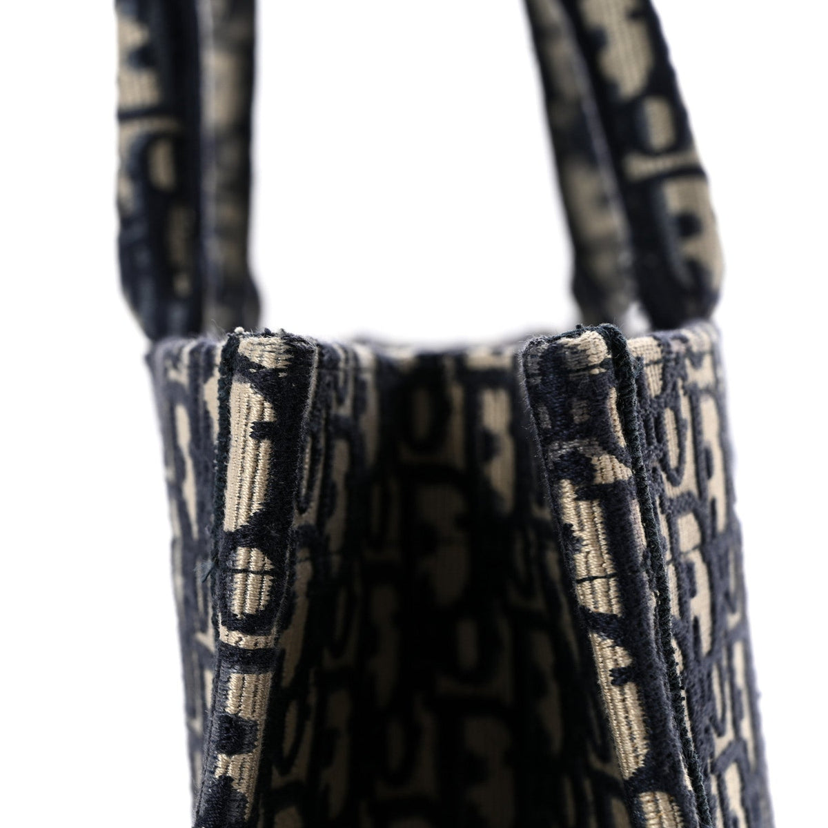 Oblique Large Book Tote Blue Multicolor