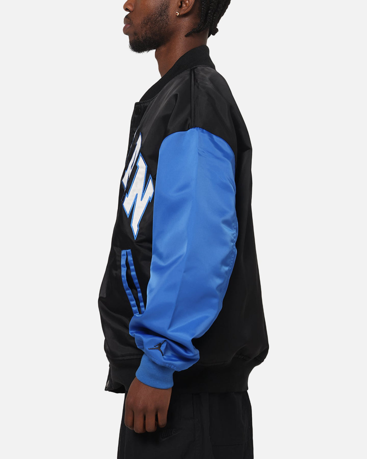 HOT Products Jordan Brooklyn Collegiate Varsity Jacket Black/Blue