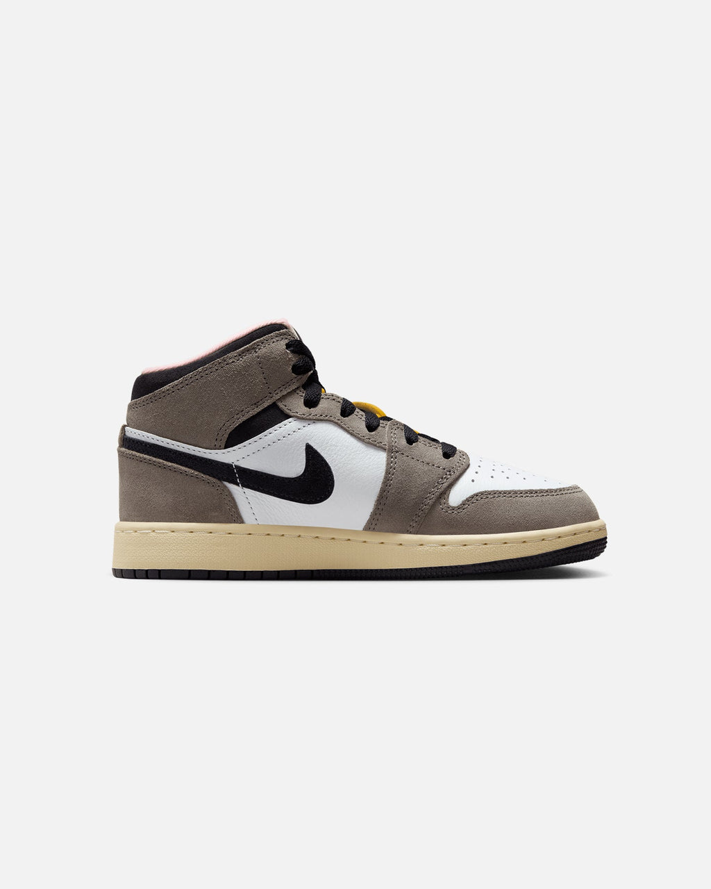 HOT Products Jordan Kids' Air Jordan 1 Mid SE (GS) White/Grey