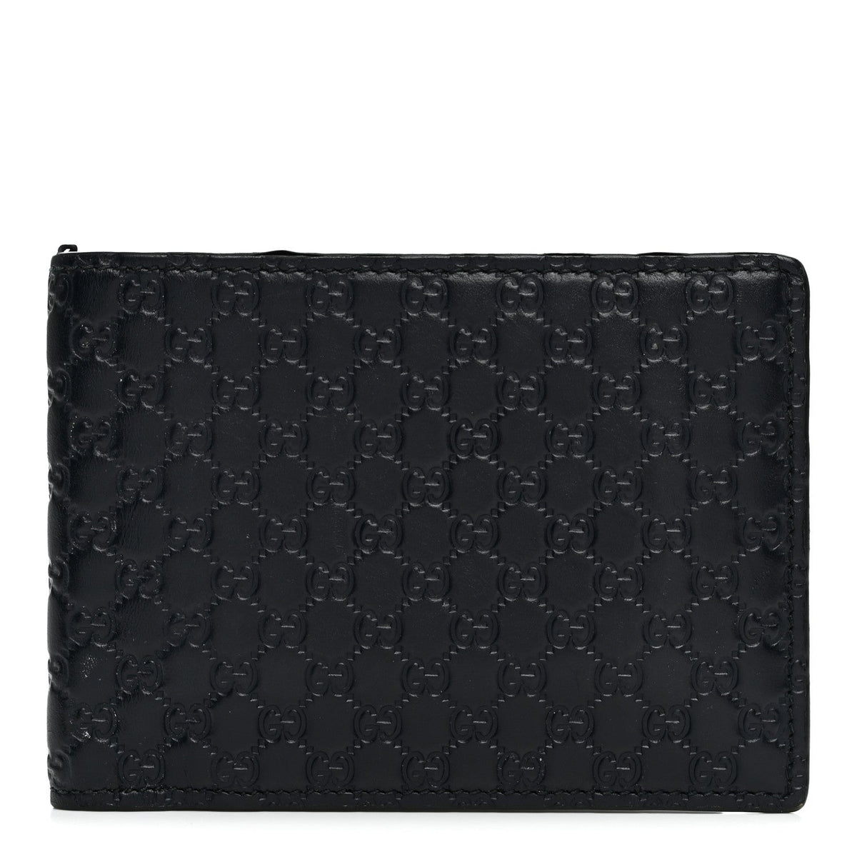 Microguccissima Bi-Fold Wallet Navy