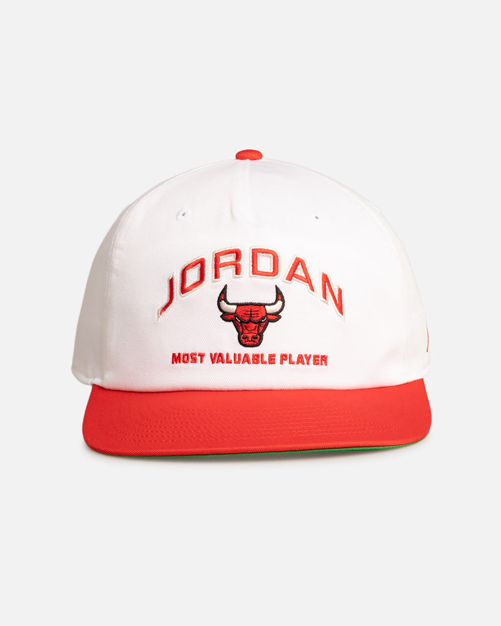 HOT Products Jordan Chicago Bulls Jordan Pro Unstructured Flat Bill Snapback White/Red