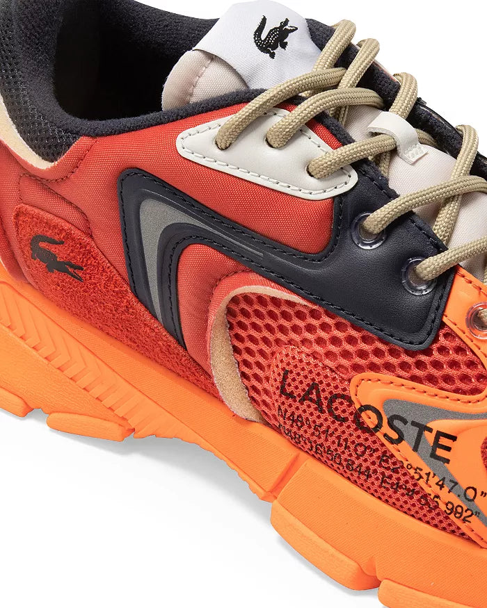 New Arrival LACOSTE L003 NEO 123  1 SMA  -MENS /RED/ORANGE