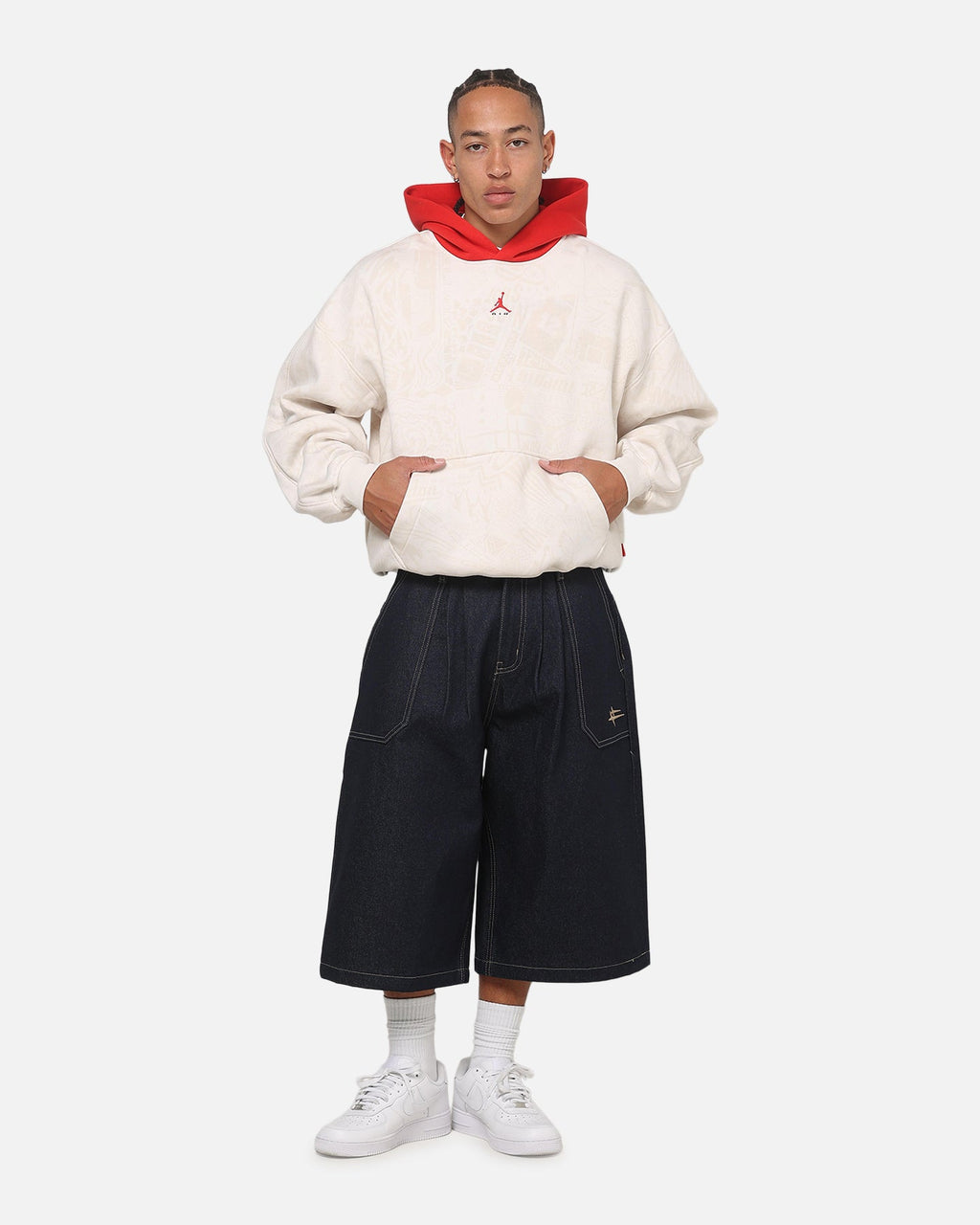 HOT Products Jordan Brooklyn Fleece Pullover Hoodie Phantom