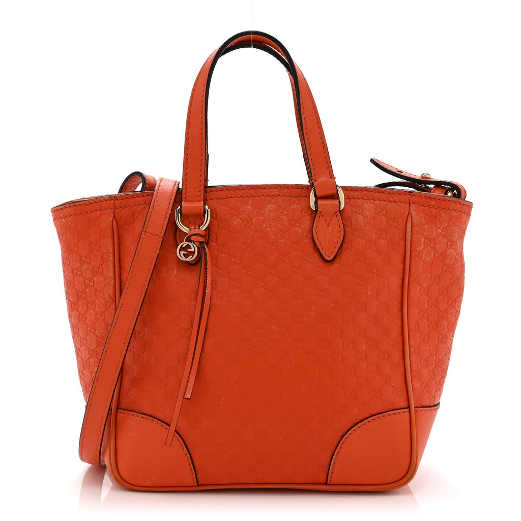 Microguccissima Small Bree Tote Sun Orange