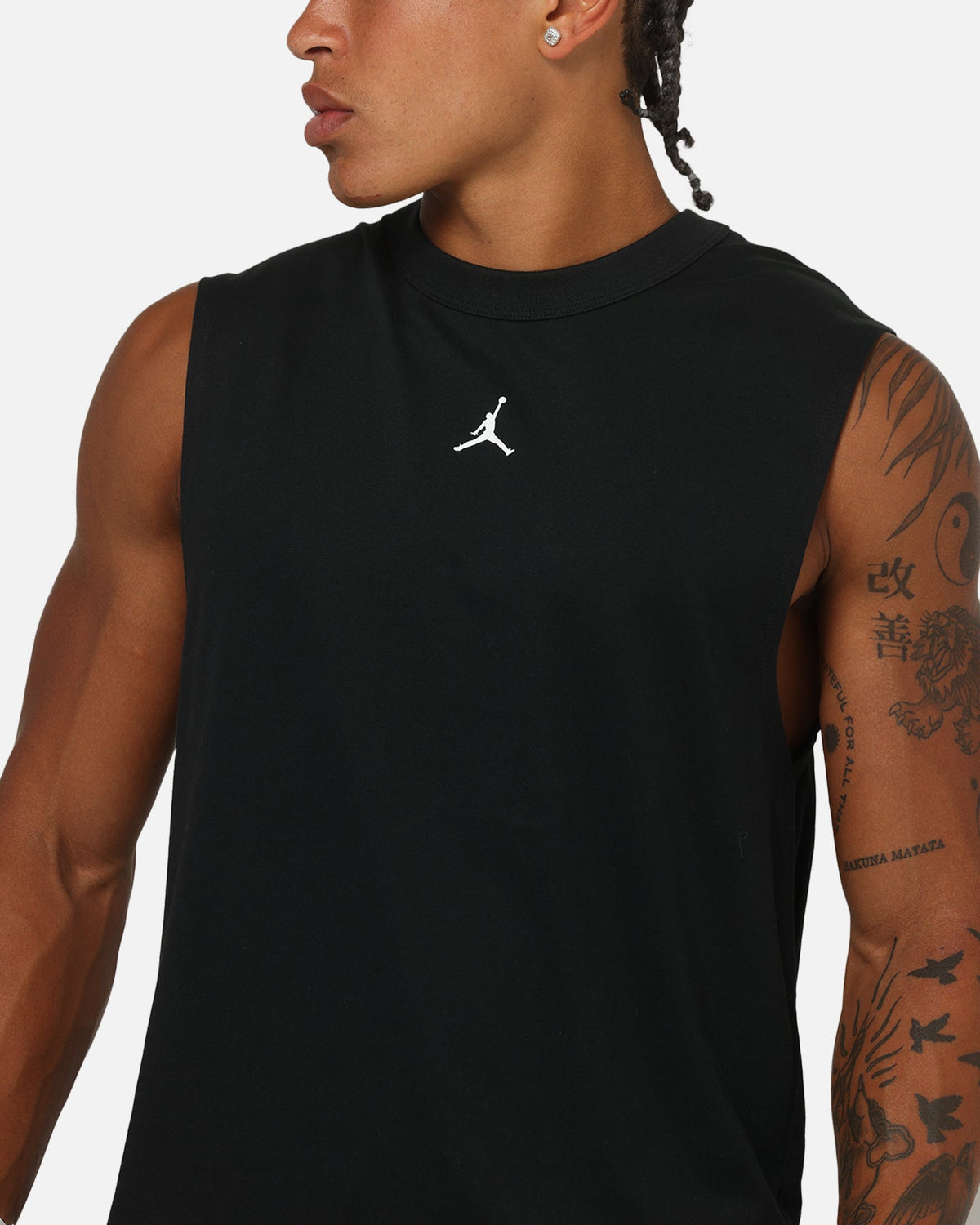 HOT Products Jordan Jumpman Dri-FIT Sport Sleeveless Top Black/White