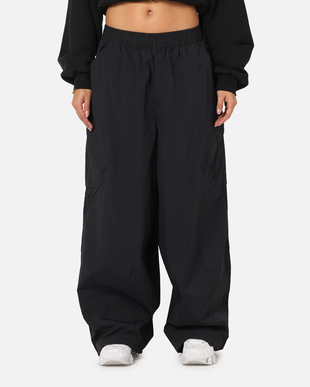 HOT Products Jordan Women's Flight Chicago Parachute Pants Black