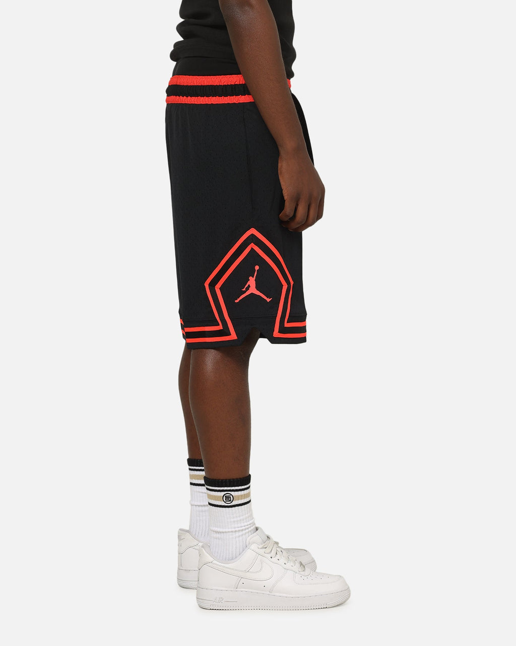 HOT Products Jordan Dri-FIT Sport Diamond Shorts Black/Infrared
