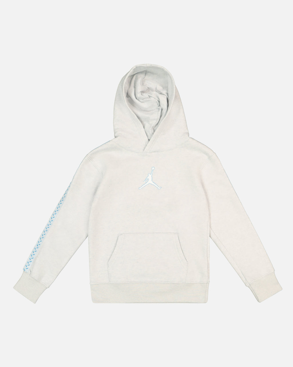 HOT Products Jordan Kids' Flight MVP Fleece Pullover Hoodie Pure Platinum