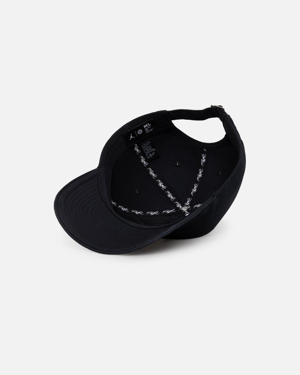 HOT Products Jordan Club Patch Strapback Cap Black/Sail