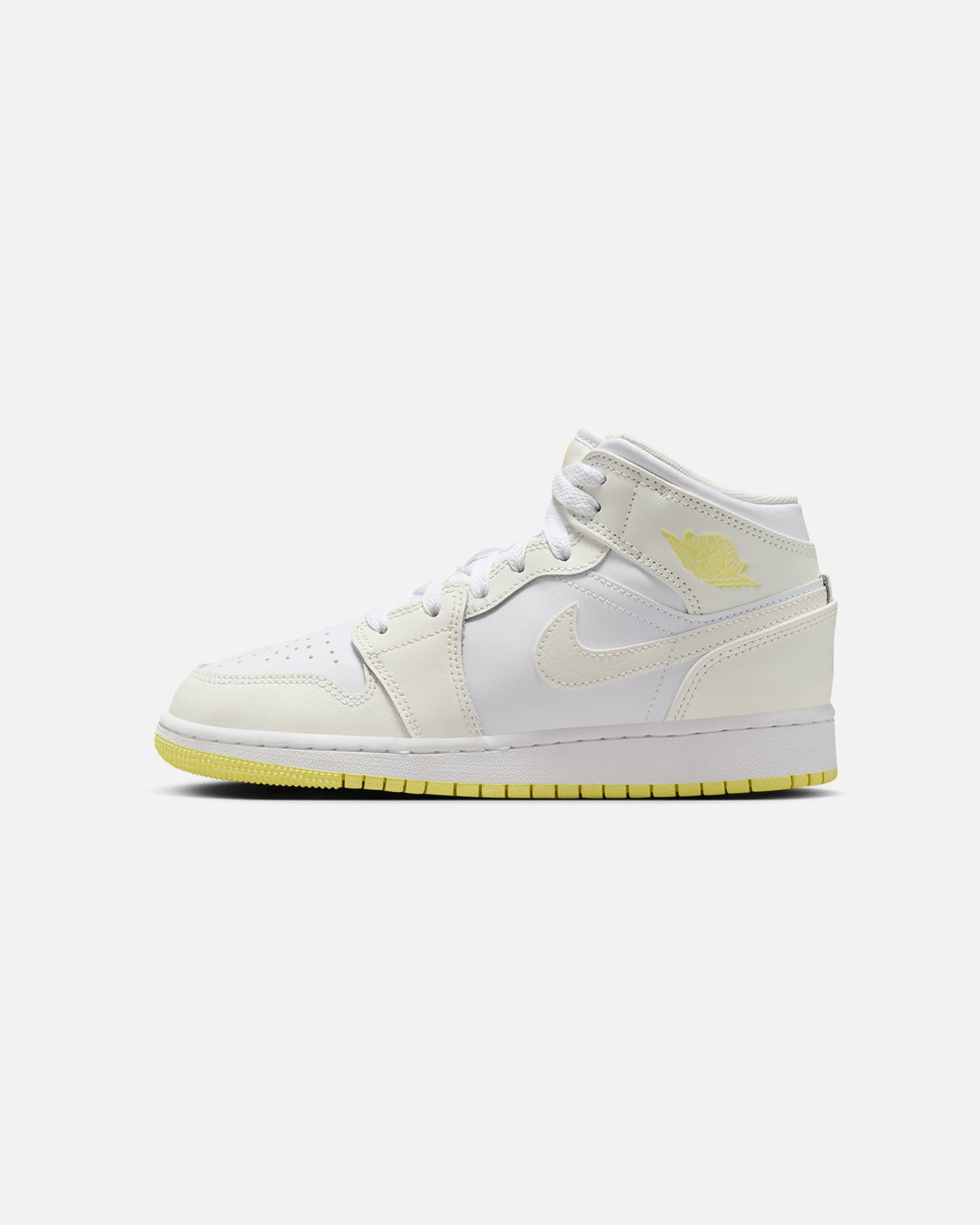 HOT Products Jordan Kids' Air Jordan 1 Mid (GS) Sail/Lt Laser Orange