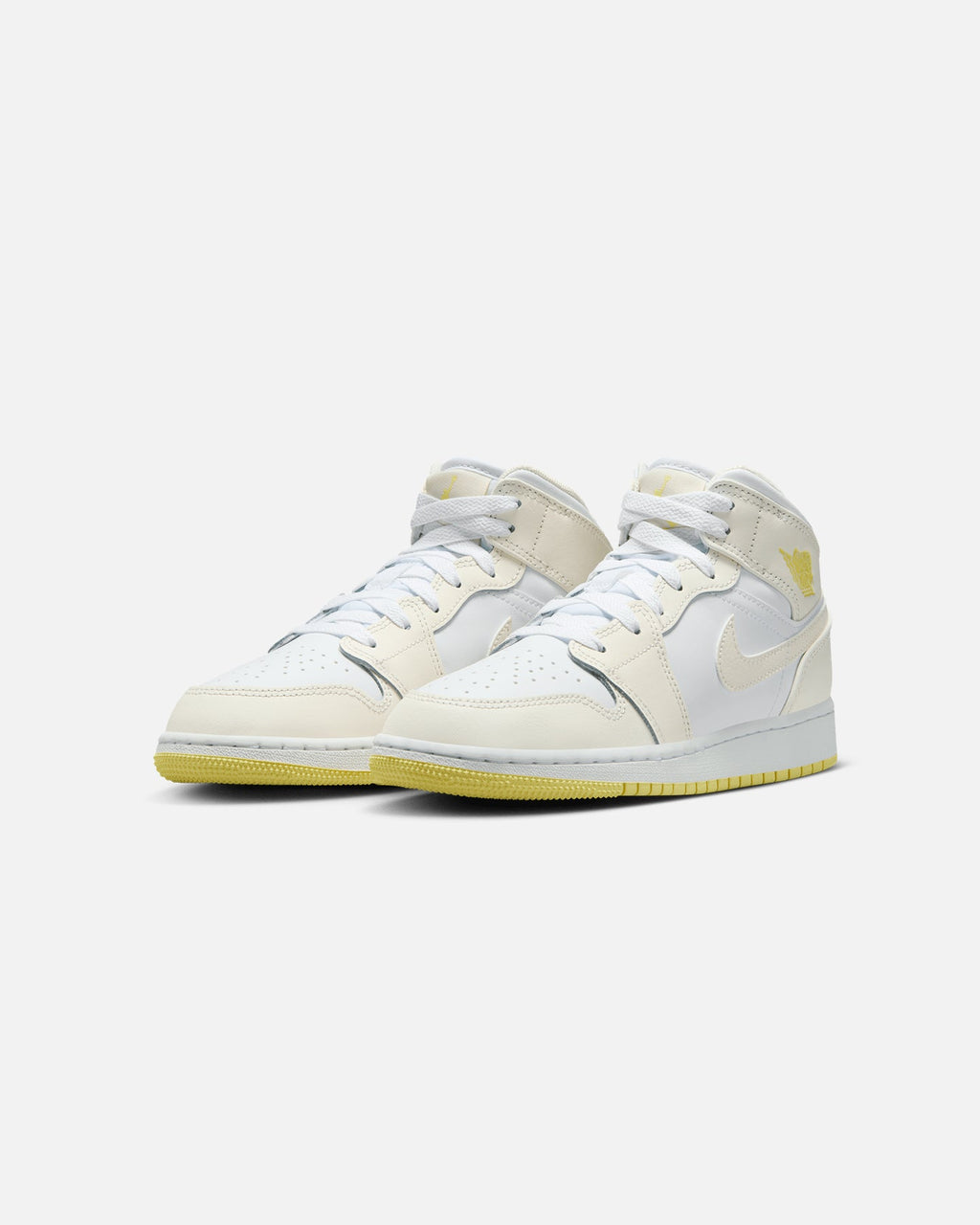 HOT Products Jordan Kids' Air Jordan 1 Mid (GS) Sail/Lt Laser Orange