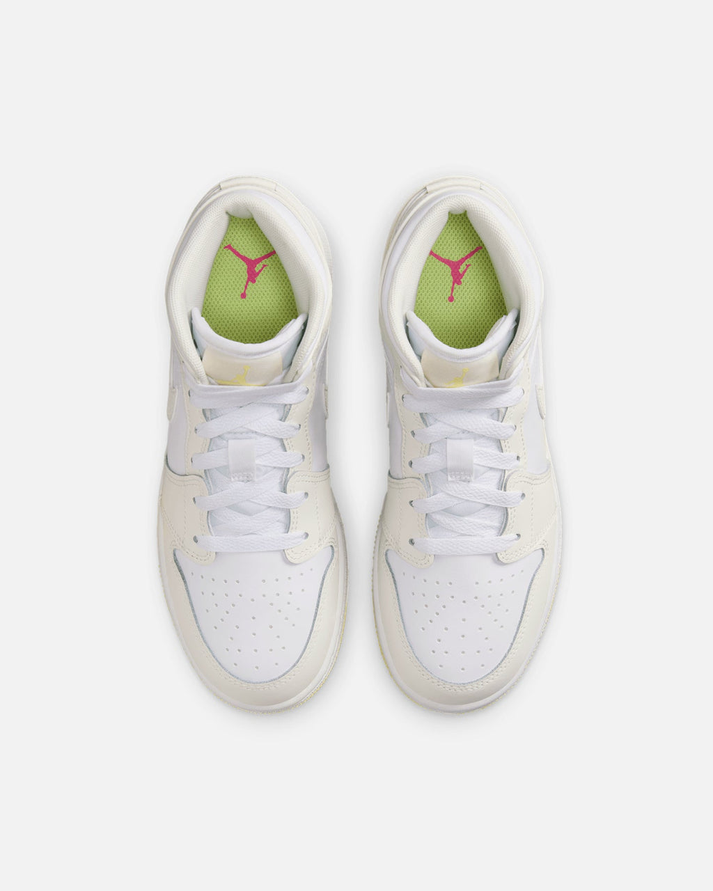 HOT Products Jordan Kids' Air Jordan 1 Mid (GS) Sail/Lt Laser Orange