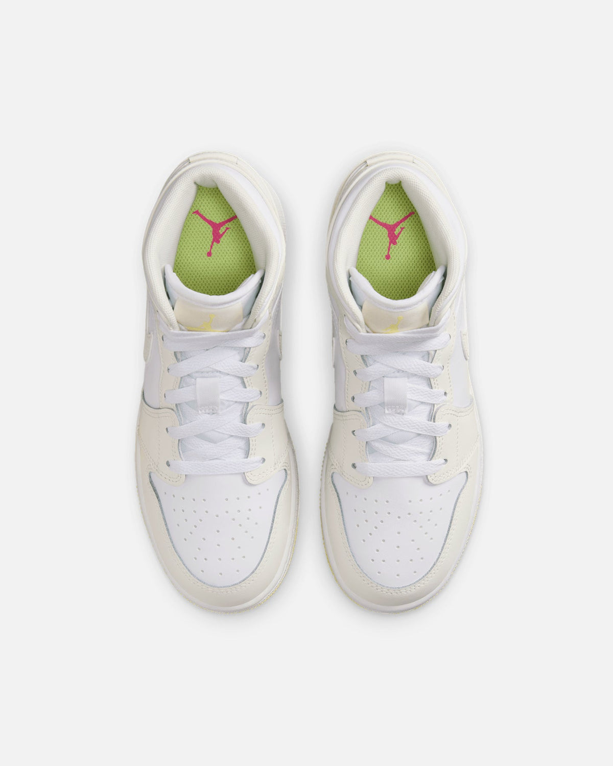HOT Products Jordan Kids' Air Jordan 1 Mid (GS) Sail/Lt Laser Orange