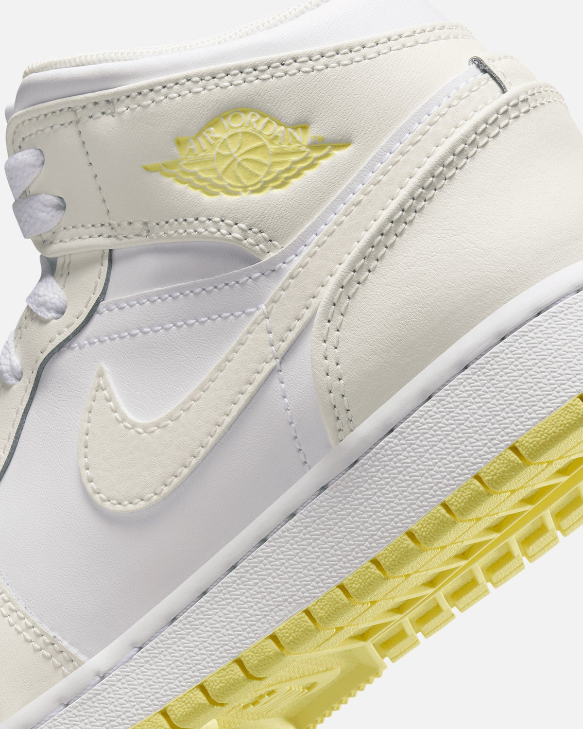 HOT Products Jordan Kids' Air Jordan 1 Mid (GS) Sail/Lt Laser Orange