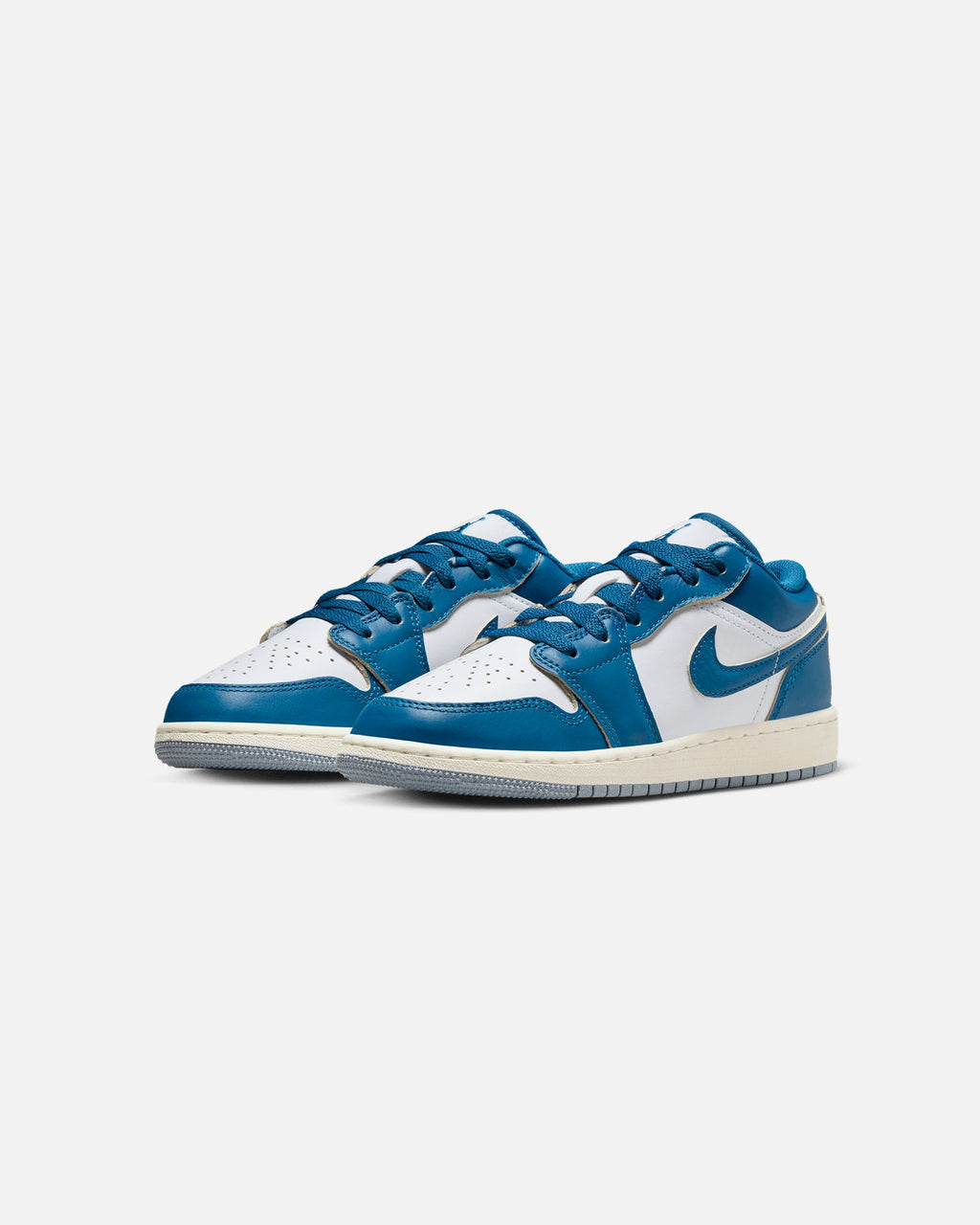 HOT Products Jordan Kids' Air Jordan 1 Low SE (GS) White/Industrial Blue