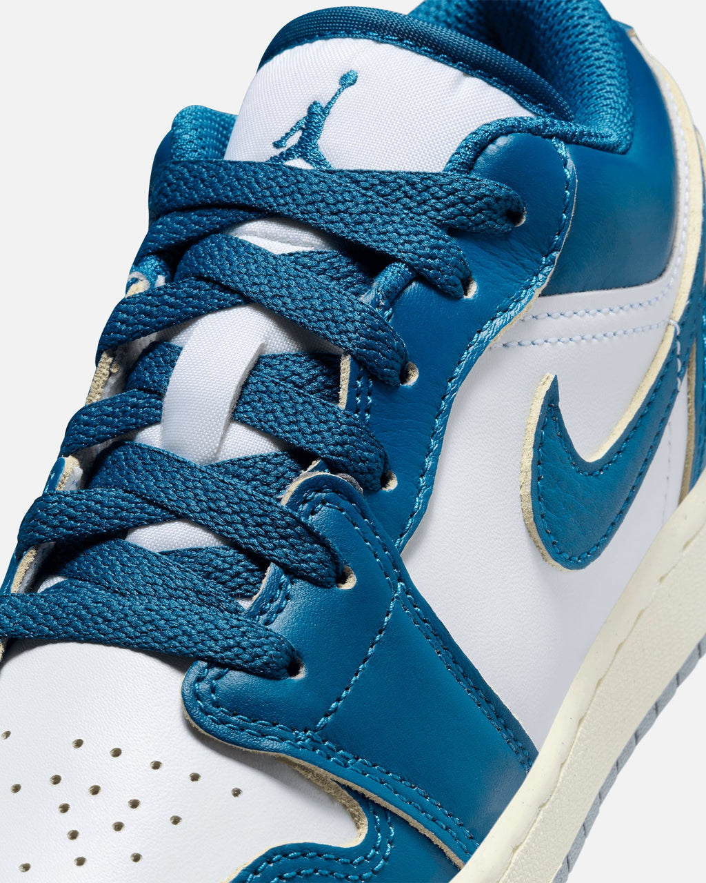 HOT Products Jordan Kids' Air Jordan 1 Low SE (GS) White/Industrial Blue