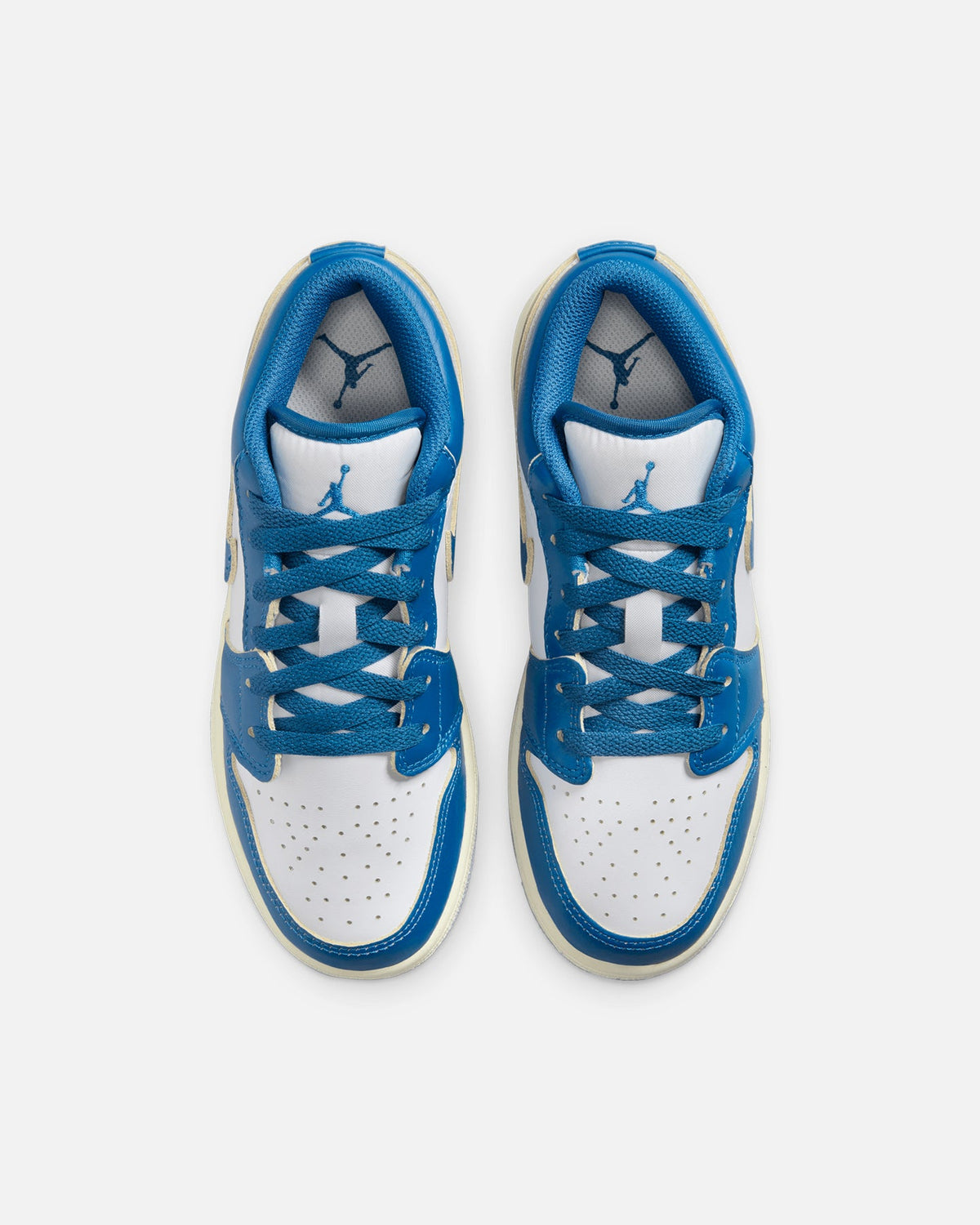 HOT Products Jordan Kids' Air Jordan 1 Low SE (GS) White/Industrial Blue