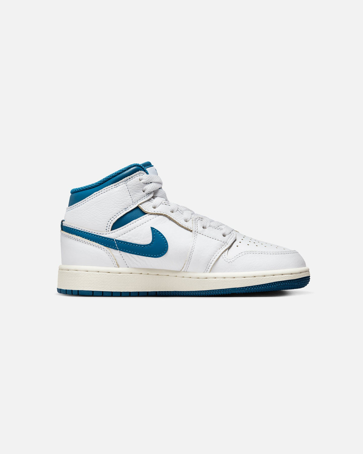 HOT Products Jordan Kid's Air Jordan 1 Mid SE (GS) White/Industrial Blue
