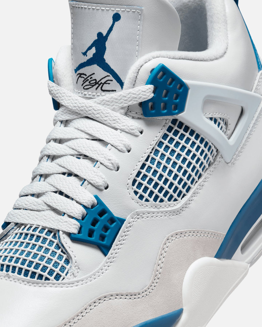 HOT Products Jordan Air Jordan 4 Retro "Military Blue" Off White/Industrial Blue