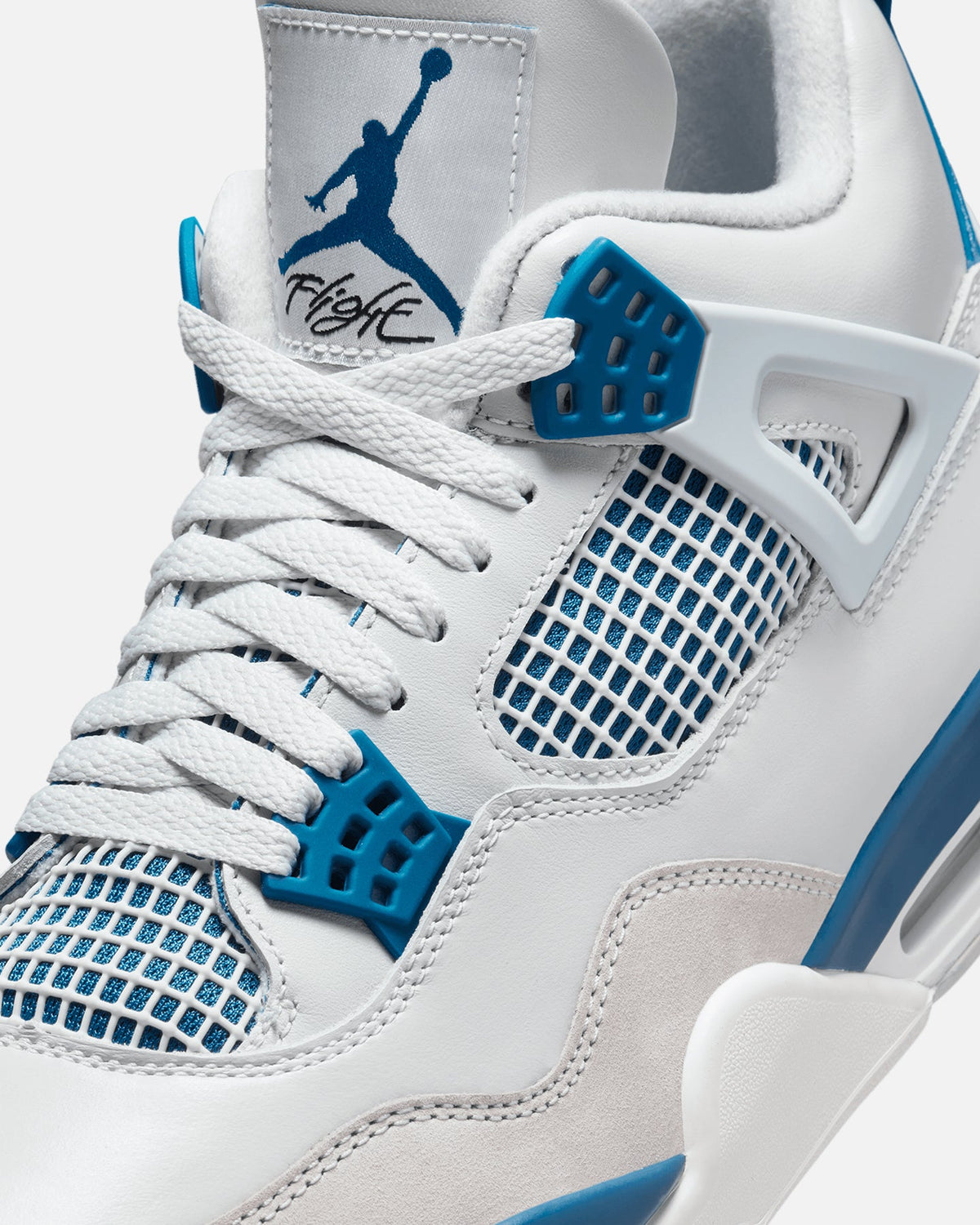 HOT Products Jordan Air Jordan 4 Retro "Military Blue" Off White/Industrial Blue