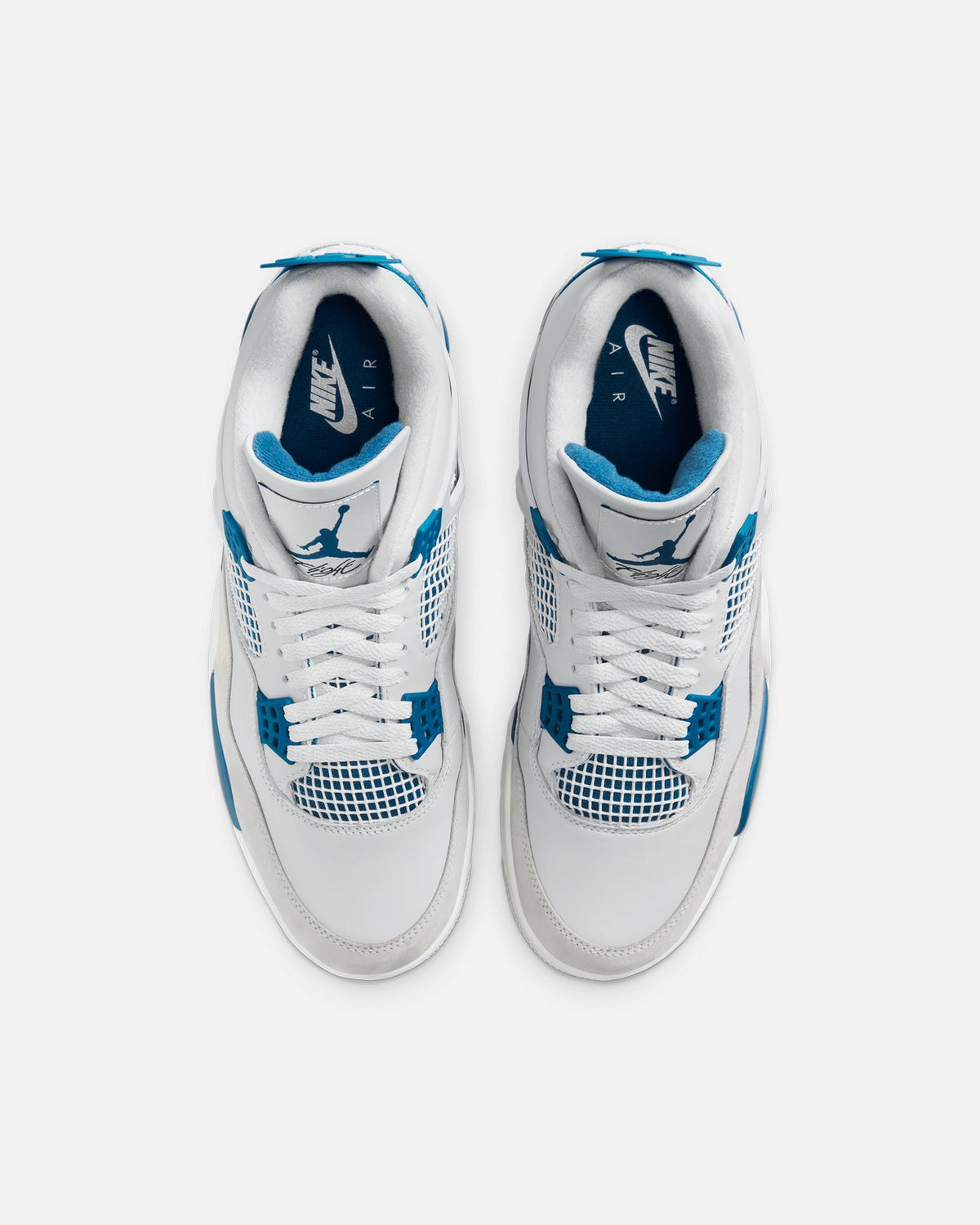 HOT Products Jordan Air Jordan 4 Retro "Military Blue" Off White/Industrial Blue