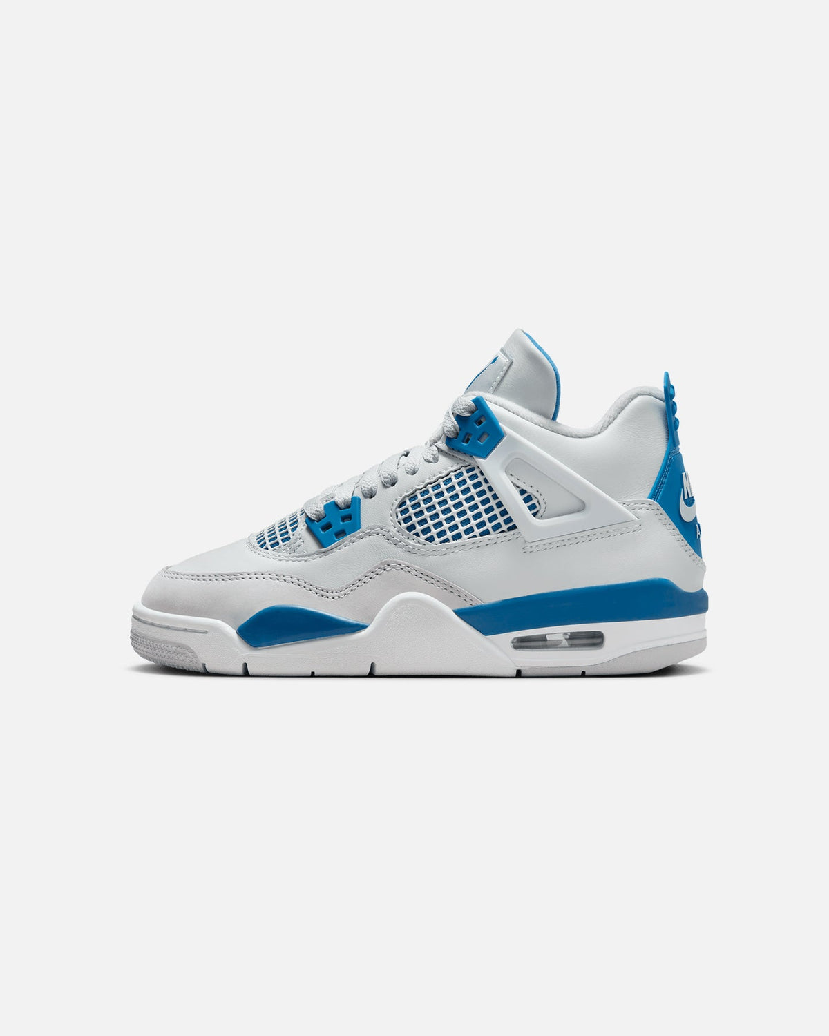 HOT Products Jordan Kids' Air Jordan 4 Retro (GS) "Industrial Blue" Off White/Industrial Blue
