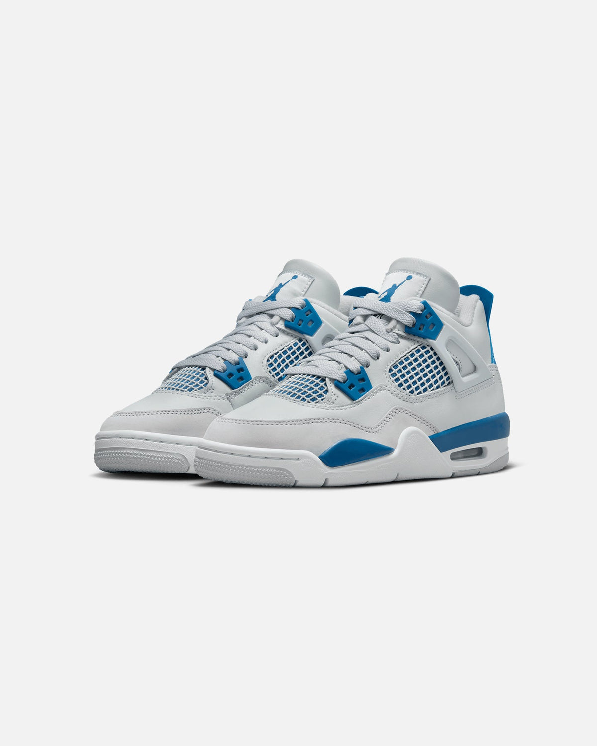 HOT Products Jordan Kids' Air Jordan 4 Retro (GS) "Industrial Blue" Off White/Industrial Blue