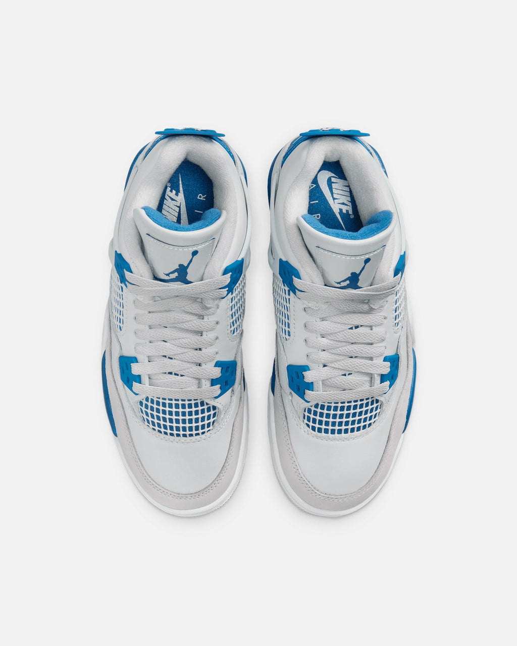 HOT Products Jordan Kids' Air Jordan 4 Retro (GS) "Industrial Blue" Off White/Industrial Blue