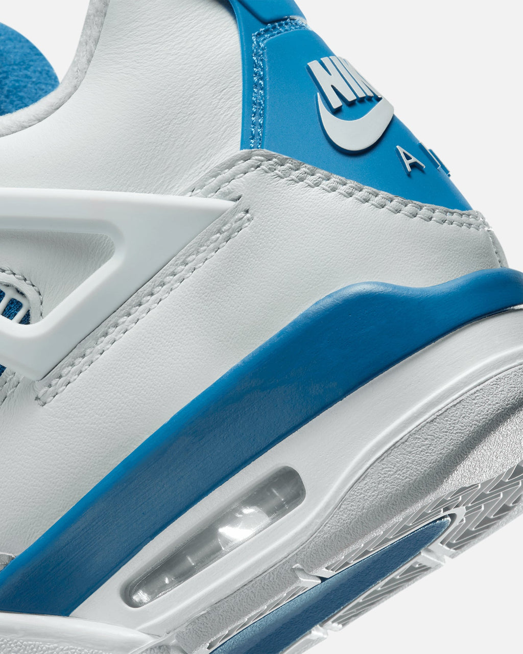HOT Products Jordan Kids' Air Jordan 4 Retro (GS) "Industrial Blue" Off White/Industrial Blue