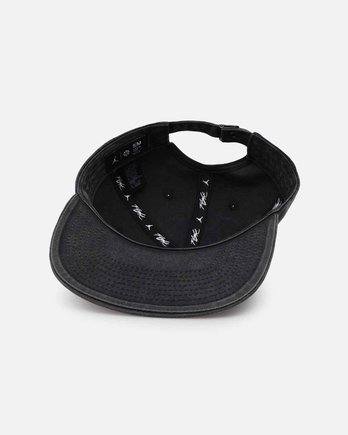 HOT Products Jordan Flight Pro Unstructured Pro 5-Panel Strapback Black/White