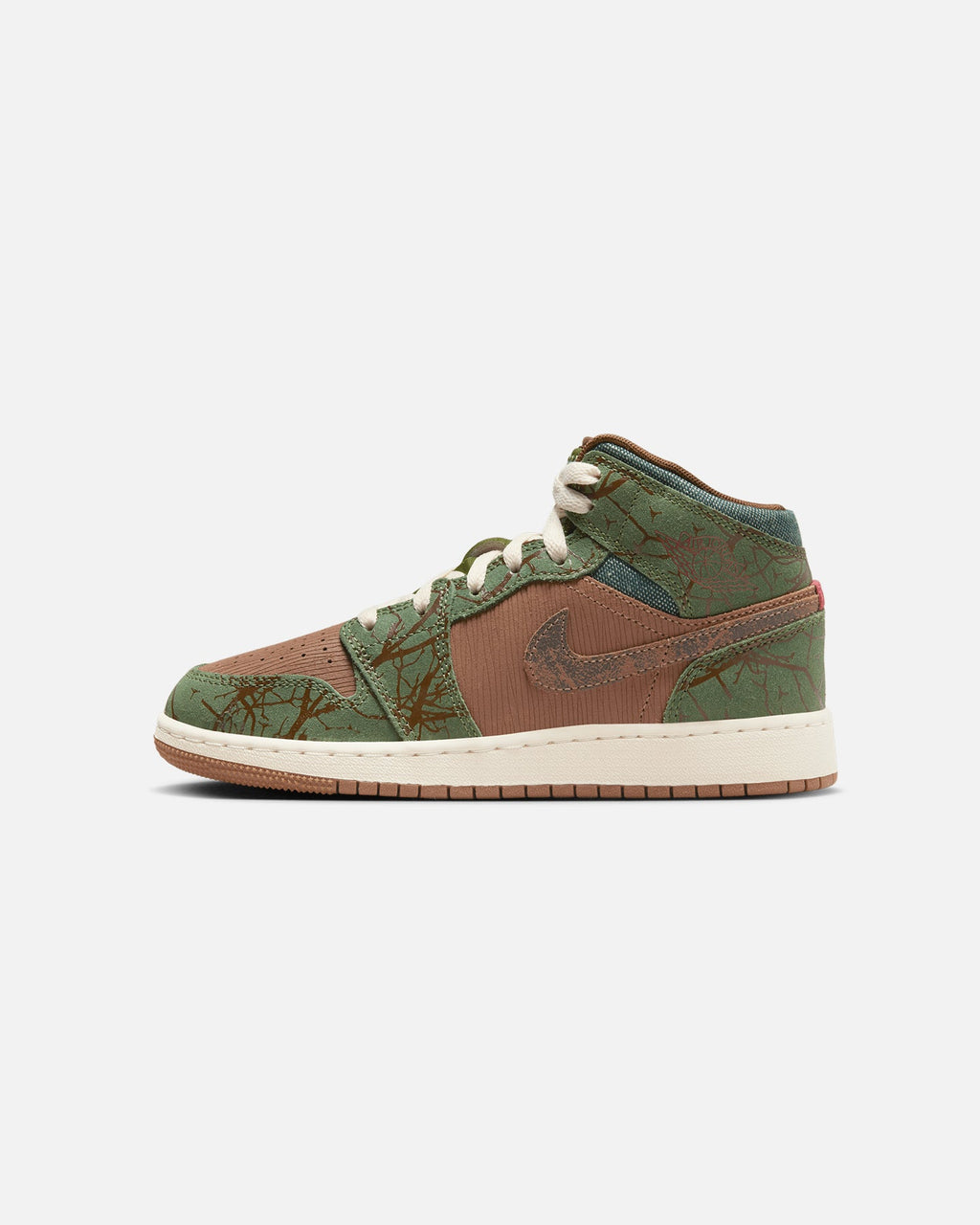 HOT Products Jordan Kids' Air Jordan 1 Mid (GS) "Sneaker School"  Archaeo Brown