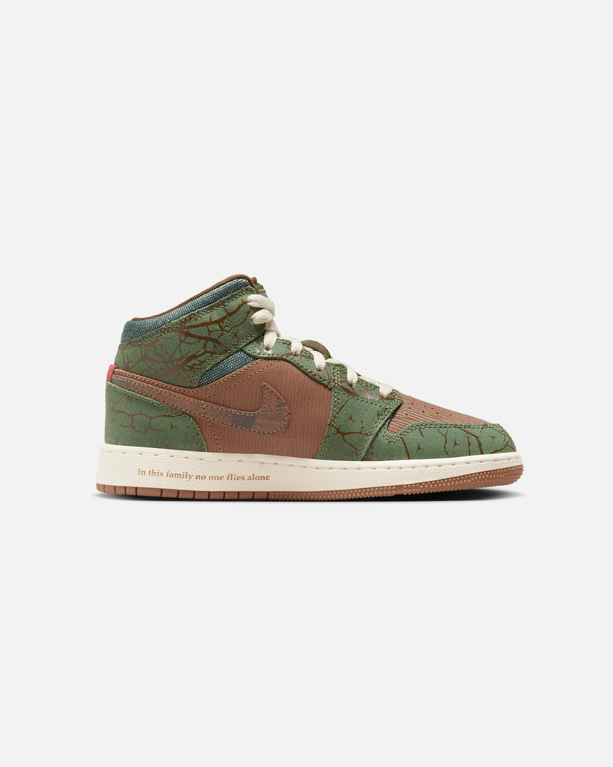 HOT Products Jordan Kids' Air Jordan 1 Mid (GS) "Sneaker School"  Archaeo Brown