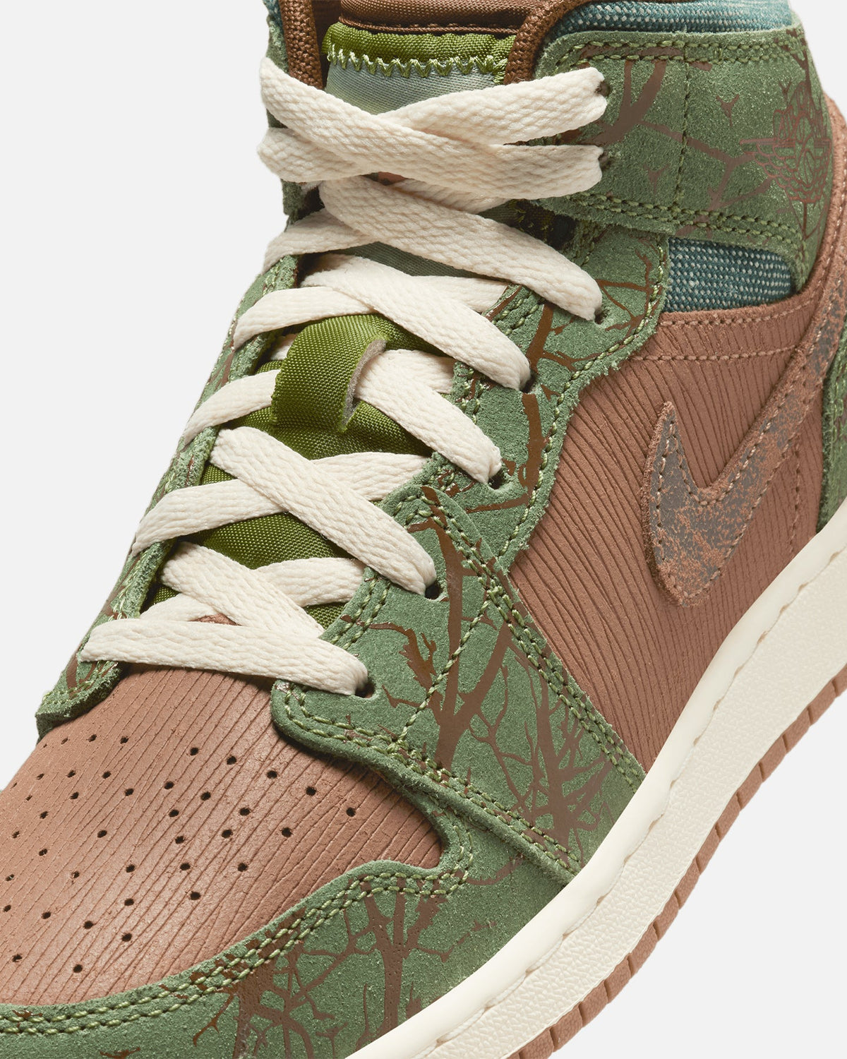 HOT Products Jordan Kids' Air Jordan 1 Mid (GS) "Sneaker School"  Archaeo Brown