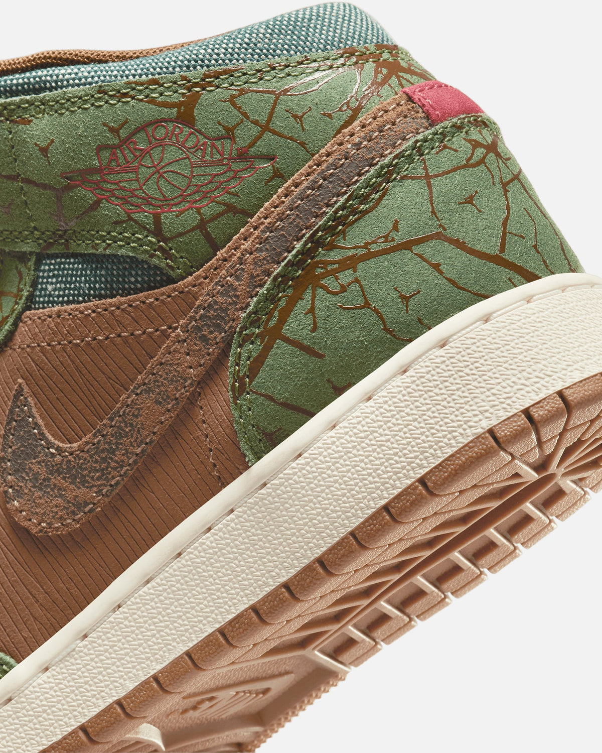 HOT Products Jordan Kids' Air Jordan 1 Mid (GS) "Sneaker School"  Archaeo Brown